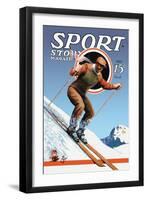 Sports Story Magazine, 1931-null-Framed Art Print