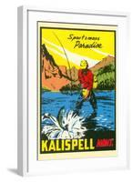 Sportsman's Paradise, Kalispell, Montana-null-Framed Art Print