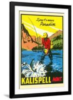 Sportsman's Paradise, Kalispell, Montana-null-Framed Art Print