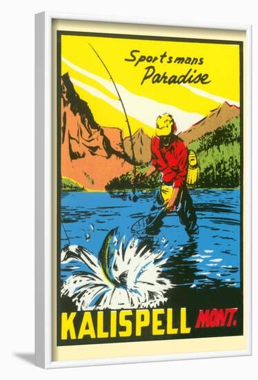 Sportsman's Paradise, Kalispell, Montana-null-Framed Art Print