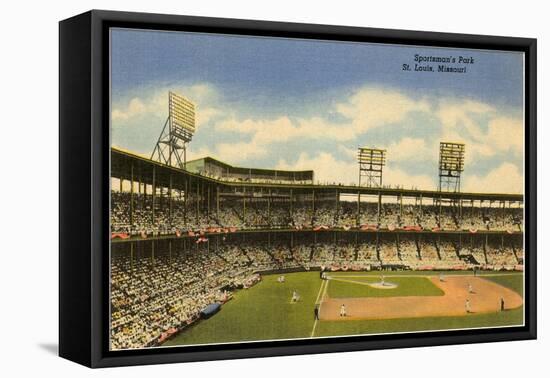 Sportsman's Park, St. Louis, Missouri-null-Framed Stretched Canvas