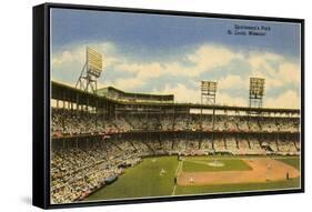 Sportsman's Park, St. Louis, Missouri-null-Framed Stretched Canvas