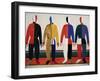 Sportsmen. 1928-32-Kasimir Malewitsch-Framed Giclee Print