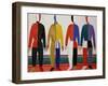 Sportsmen, or Suprematism in Sportsmen's Contours, 1928-32-Kasimir Malevich-Framed Premium Giclee Print