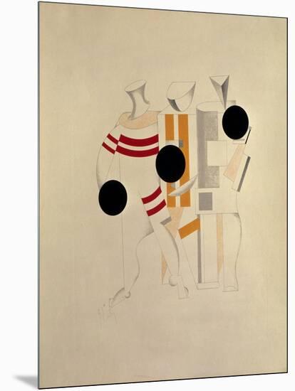 Sportsmen-El Lissitzky-Mounted Giclee Print