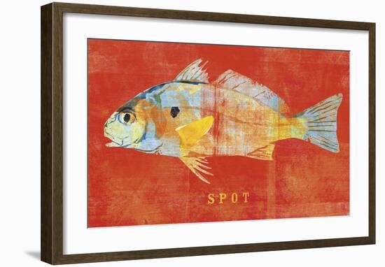 Spot-John W^ Golden-Framed Art Print