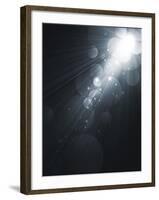 Spotlight Black And White Lighting Equipment-molodec-Framed Art Print