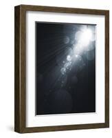 Spotlight Black And White Lighting Equipment-molodec-Framed Art Print