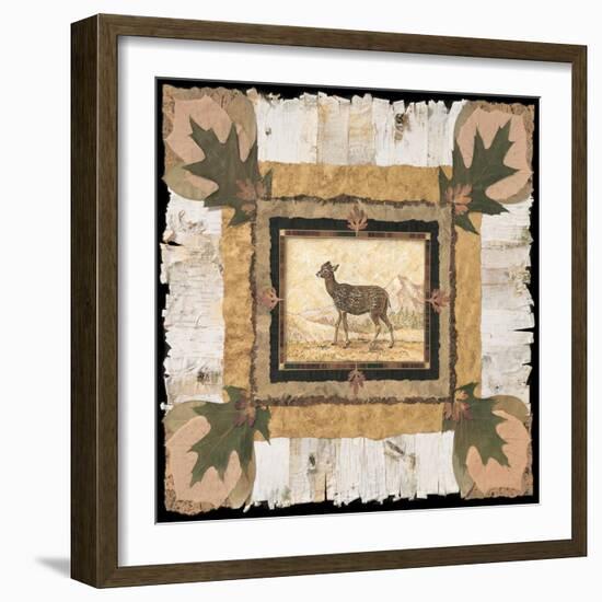 Spotted Doe-Pamela Gladding-Framed Art Print