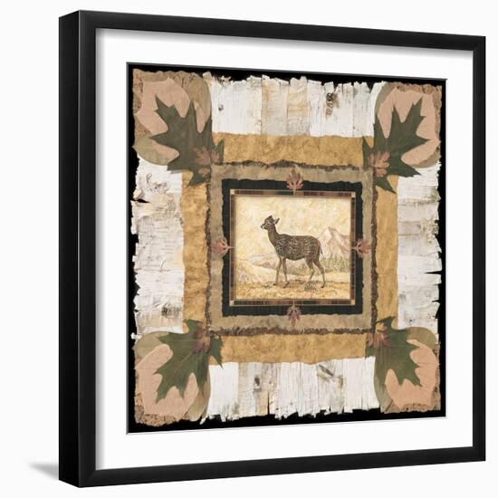 Spotted Doe-Pamela Gladding-Framed Art Print