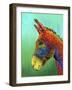 Spotted Donkey 1-Marlene Watson-Framed Giclee Print