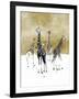 Spotted Giraffe I-Annie Warren-Framed Art Print