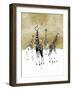 Spotted Giraffe I-Annie Warren-Framed Art Print