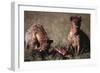 Spotted Hyenas Feeding on Carcass-DLILLC-Framed Photographic Print