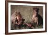 Spotted Hyenas Feeding on Carcass-DLILLC-Framed Photographic Print