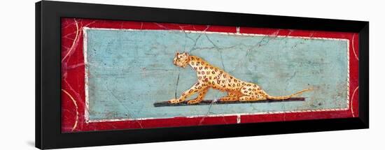 Spotted Panther, C. 1-37 Ad-null-Framed Art Print