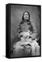 Spotted Tail, Sioux Chief, C.1870-William Richard Cross-Framed Stretched Canvas