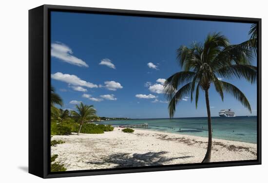 Spotts Beach, Grand Cayman, Cayman Islands, West Indies, Caribbean, Central America-Sergio Pitamitz-Framed Stretched Canvas