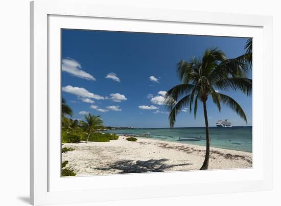 Spotts Beach, Grand Cayman, Cayman Islands, West Indies, Caribbean, Central America-Sergio Pitamitz-Framed Photographic Print