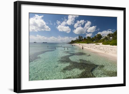 Spotts Beach, Grand Cayman, Cayman Islands, West Indies, Caribbean, Central America-Sergio Pitamitz-Framed Photographic Print