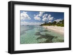 Spotts Beach, Grand Cayman, Cayman Islands, West Indies, Caribbean, Central America-Sergio Pitamitz-Framed Photographic Print