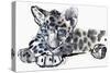 Spotty (Arabian Leopard Cub), 2008-Mark Adlington-Stretched Canvas