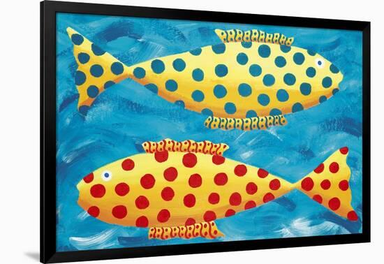 Spotty Fish, 1998-Julie Nicholls-Framed Giclee Print