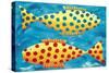 Spotty Fish, 1998-Julie Nicholls-Stretched Canvas