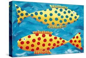 Spotty Fish, 1998-Julie Nicholls-Stretched Canvas