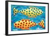 Spotty Fish, 1998-Julie Nicholls-Framed Giclee Print