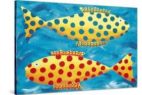 Spotty Fish, 1998-Julie Nicholls-Stretched Canvas