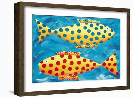 Spotty Fish, 1998-Julie Nicholls-Framed Giclee Print