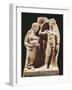 Spouses Bidders, Votive Terracotta Statue Unearthed in Territory of Ancient Capua, Campania, Italy-null-Framed Giclee Print