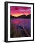 Sprague Lake at Sunrise in the Rocky Mountain National Park, Colorado, USA-Christian Heeb-Framed Photographic Print