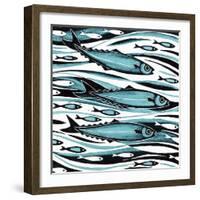 Sprats, 2004-Nat Morley-Framed Giclee Print