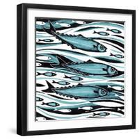 Sprats, 2004-Nat Morley-Framed Giclee Print