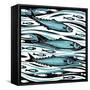 Sprats, 2004-Nat Morley-Framed Stretched Canvas