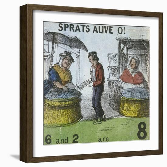 Sprats Alive O!, Cries of London, C1840-TH Jones-Framed Giclee Print