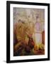 Spray in a Vase, Tuscany Window-John Erskine-Framed Giclee Print