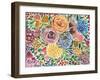 Spray of Flowers-Cheryl Warrick-Framed Art Print