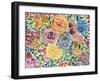 Spray of Flowers-Cheryl Warrick-Framed Art Print