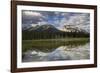 Spray Valley Lake Reflection, Alberta, Calgary, Canada, Canmore, Kananaskis-Howie Garber-Framed Photographic Print