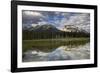 Spray Valley Lake Reflection, Alberta, Calgary, Canada, Canmore, Kananaskis-Howie Garber-Framed Photographic Print