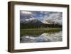 Spray Valley Lake Reflection, Alberta, Calgary, Canada, Canmore, Kananaskis-Howie Garber-Framed Photographic Print