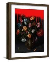 Sprayed Arrangement II-Victoria Barnes-Framed Art Print