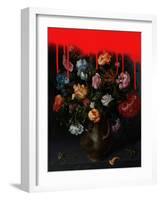 Sprayed Arrangement II-Victoria Barnes-Framed Art Print