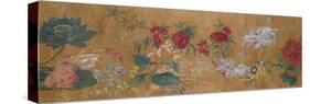 Sprays of Blossoming Prunus, Chrysanthemums, Peonies, Hydrangea, Lotus, Further Flowers and Foliage-Jiang Tingzi (After)-Stretched Canvas