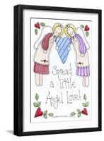 Spread a Little Angel Love-Debbie McMaster-Framed Giclee Print