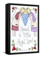 Spread a Little Angel Love-Debbie McMaster-Framed Stretched Canvas