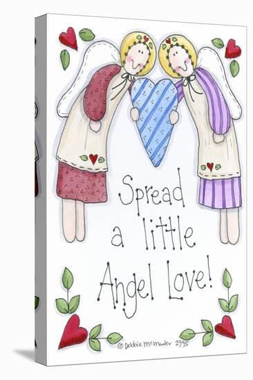 Spread a Little Angel Love-Debbie McMaster-Stretched Canvas